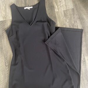 Boston Proper dress maxi black tank Sz S